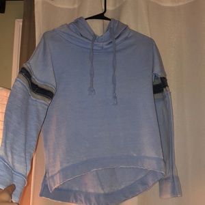 Blue hoodie